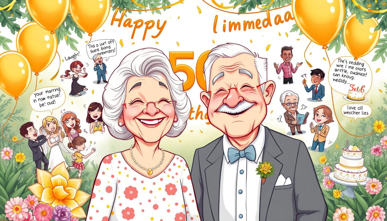 Śmieszne życzenia na 50 rocznicę ślubu