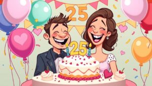 Życzenia na 25 rocznice ślubu śmieszne