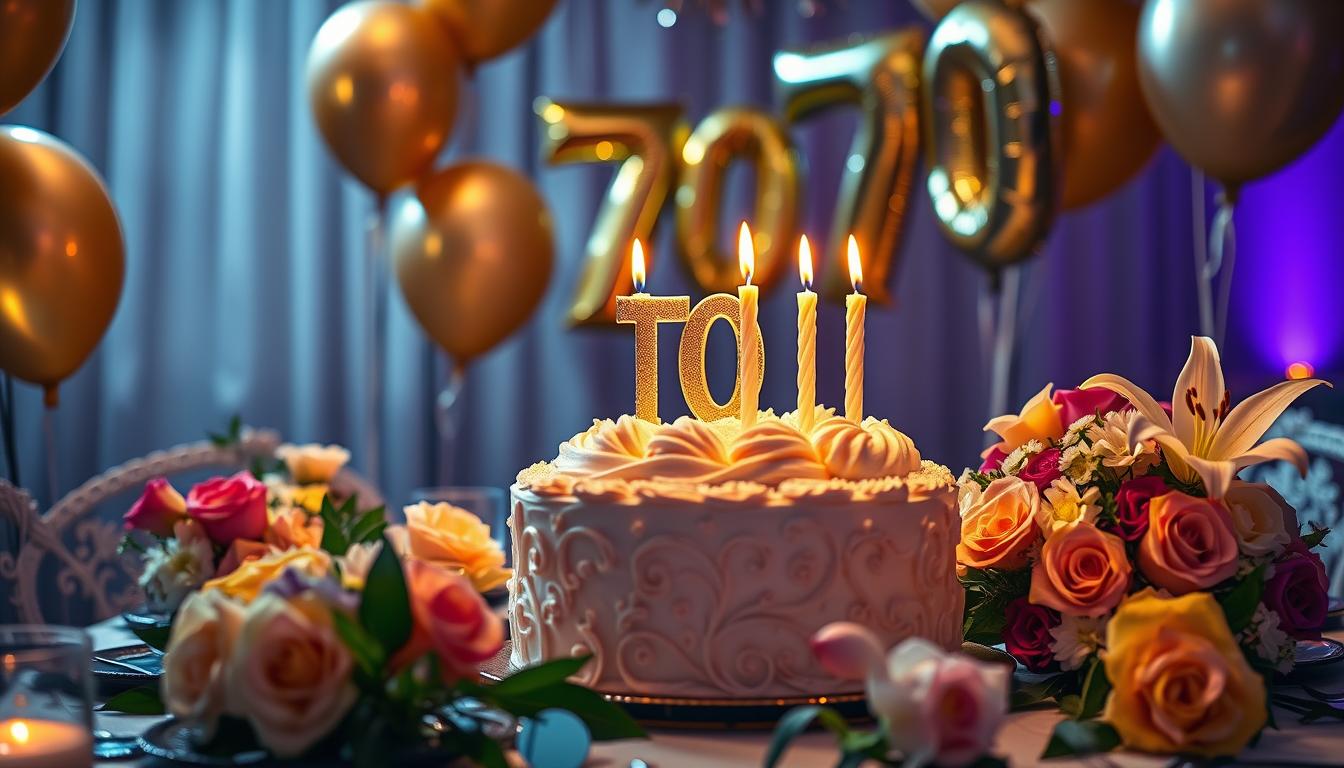 Życzenia urodzinowe na 70 lat