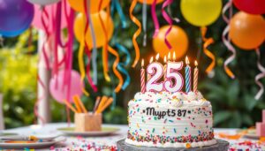 Życzenia na 25 urodziny