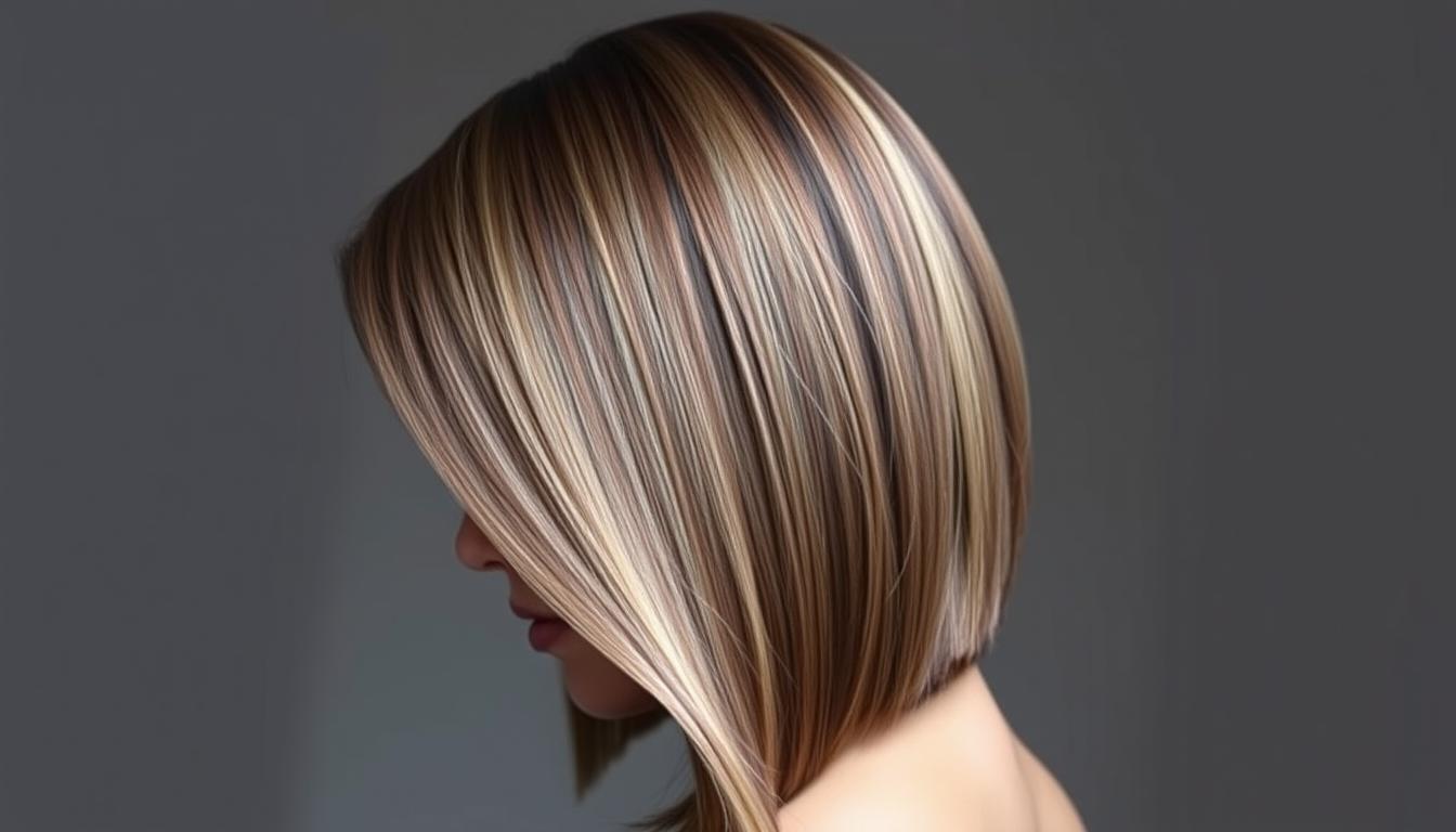 Fryzura bob z wysokim tyłem