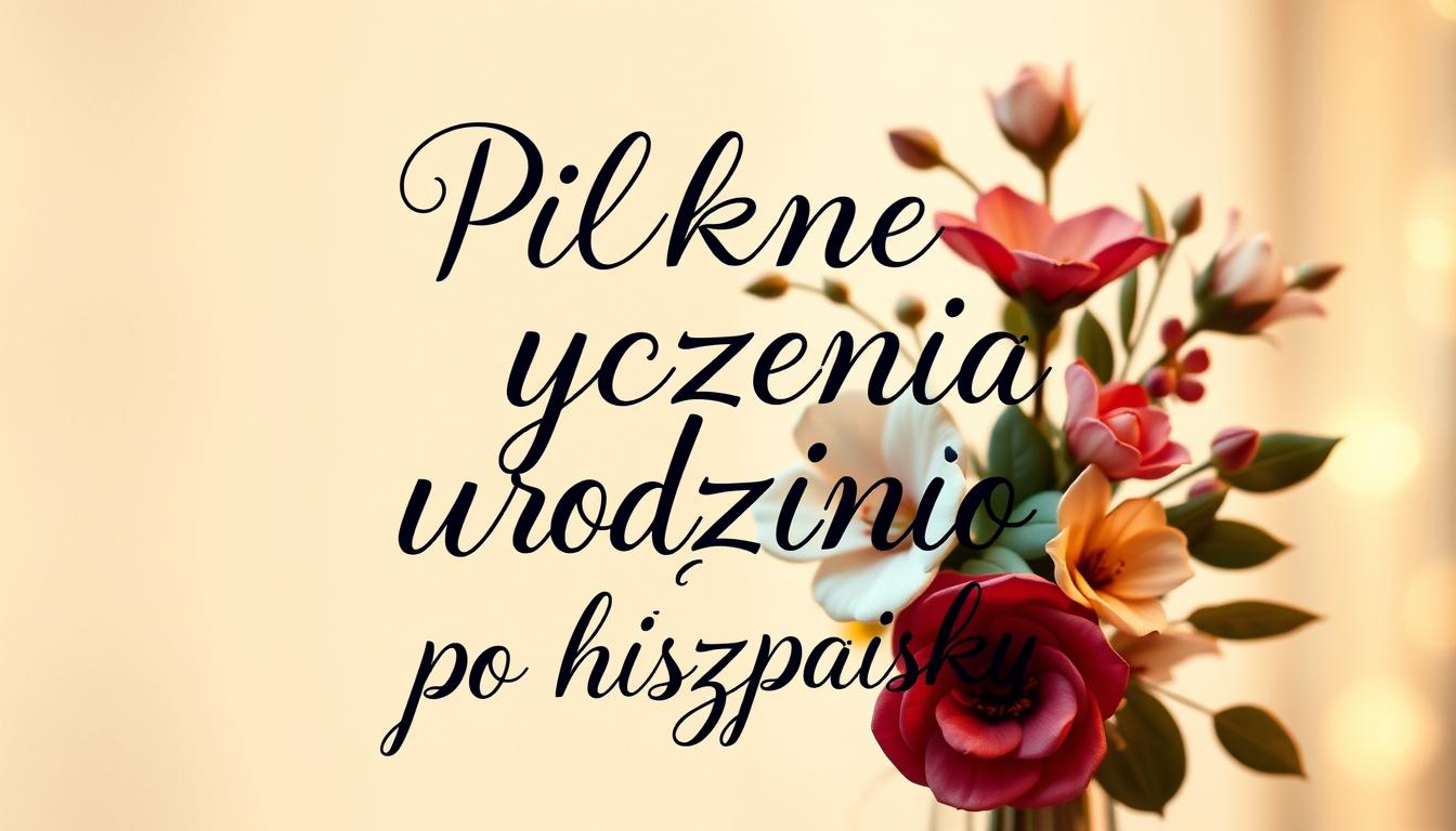 Piękne życzenia urodzinowe po hiszpańsku