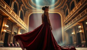 Strój do teatru damski