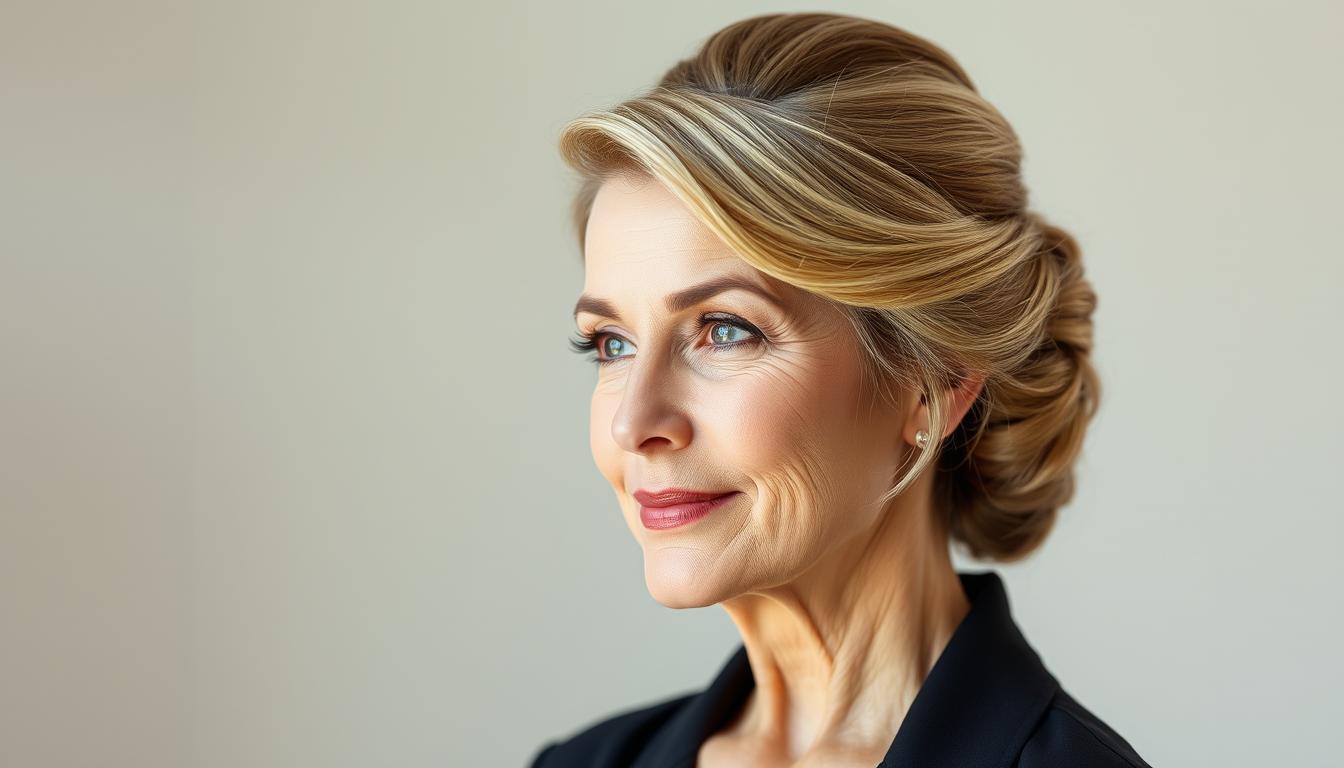 Upięcia włosów dla 50 latki