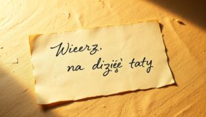 Wiersz na dzień taty