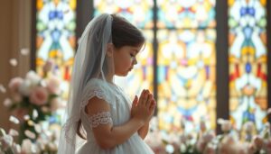 Życzenia komunijne dla dziewczynki