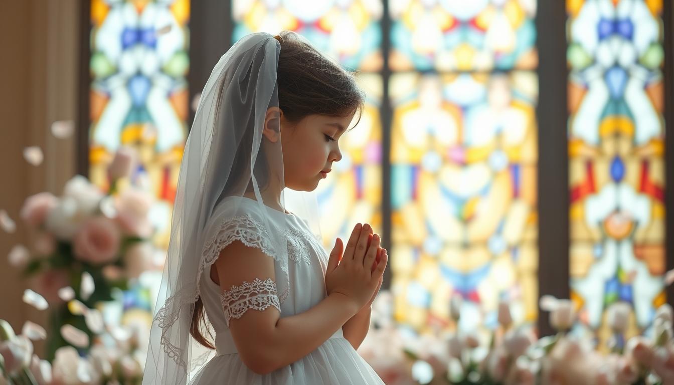 Życzenia komunijne dla dziewczynki