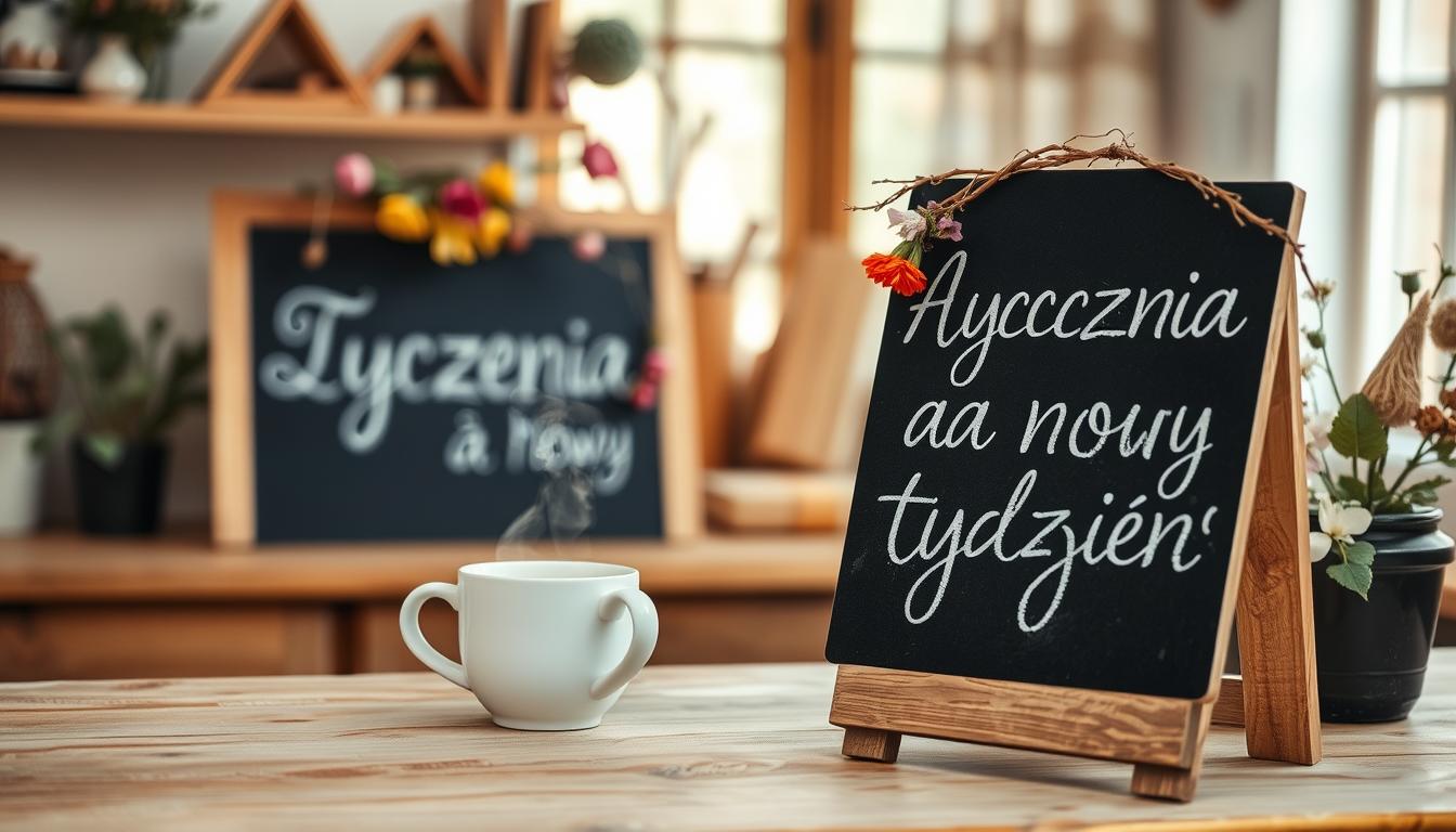 Życzenia na nowy tydzień