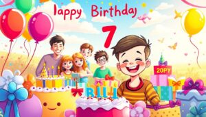 Życzenia urodzinowe dla 7 latka chłopca
