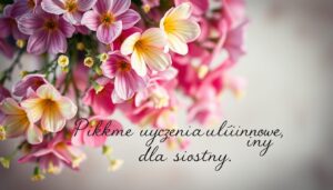 Piękne życzenia urodzinowe dla siostry