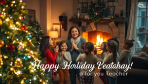 Życzenia świąteczne dla wychowawczyni