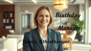 Życzenia urodzinowe dla kierownika