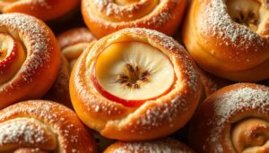 Bułeczki drożdżowe z jabłkiem