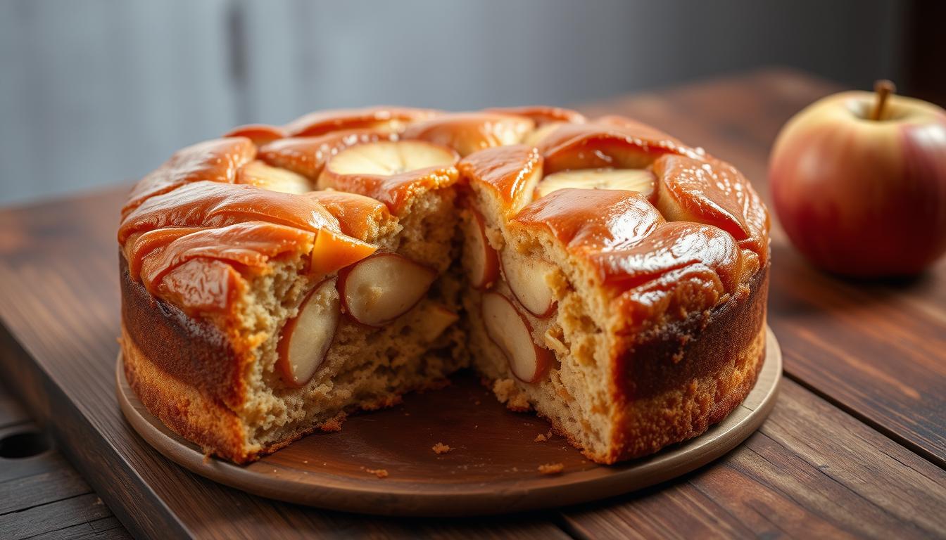 Ciasto delicja z jabłkami