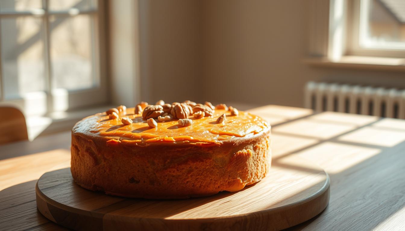 Ciasto miodownik z orzechami