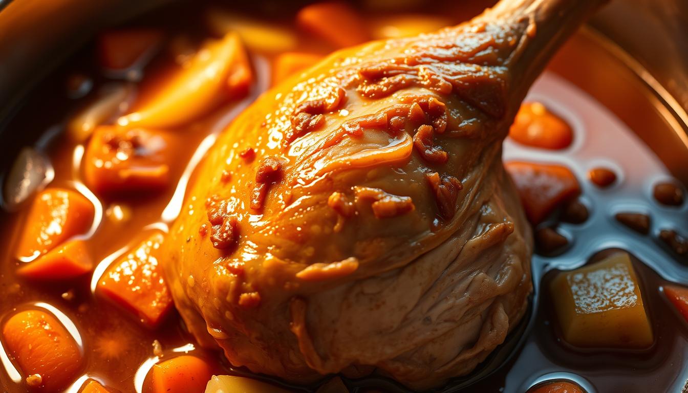 Golonko z indyka duszone