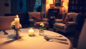 Kolacja przy świecach