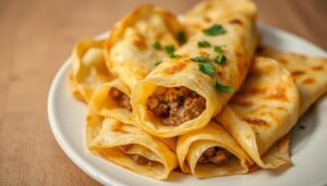 Naleśniki z mięsem mielonym zapiekane