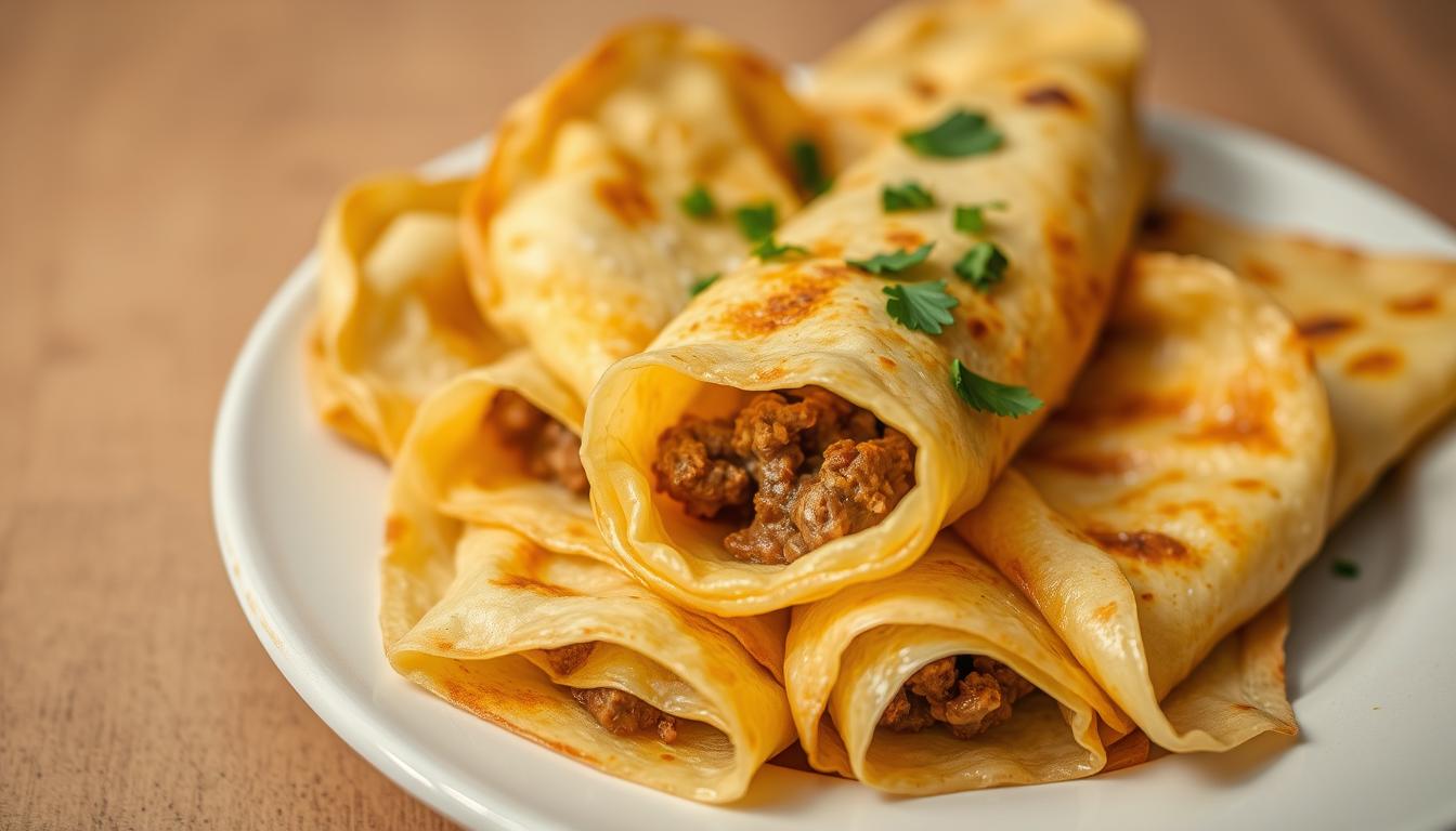 Naleśniki z mięsem mielonym zapiekane