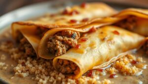 Naleśniki zapiekane z mięsem