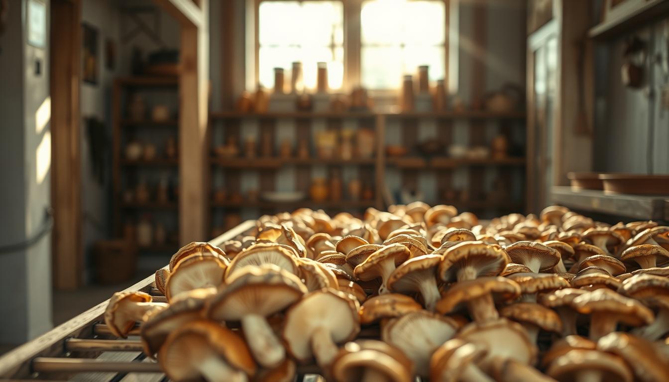 Temperatura suszenia grzybów