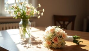 co zrobić z bukietem ślubnym