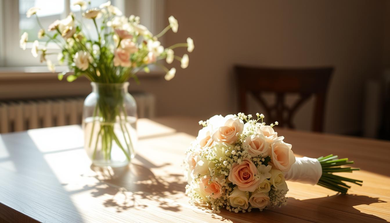 co zrobić z bukietem ślubnym